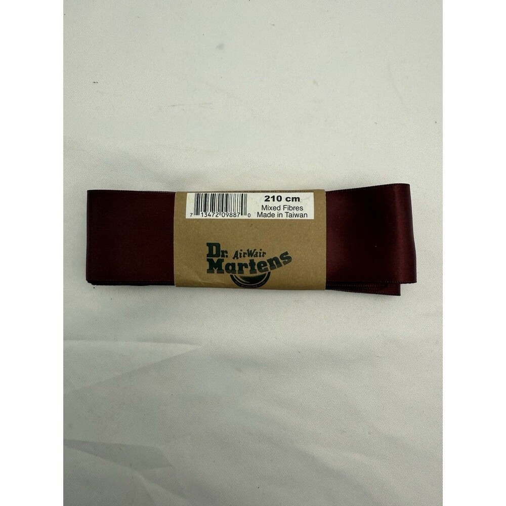 Dr Martens Original Air Wair Ribbon Shoe Laces Burgandy 210 cm 82 inches 12 eye - Picture 5 of 6